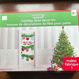 Holiday Door Decor Kit - Multi Color
